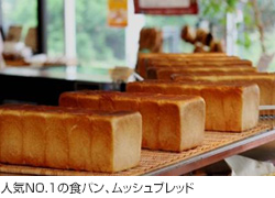 人気NO.1の食パン、ムッシュブレッド